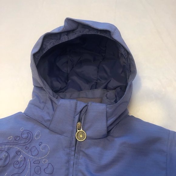 Spyder Snow/ Ski Jacket ~ Girls 12 ~ Bluish Purple - Picture 6 of 15